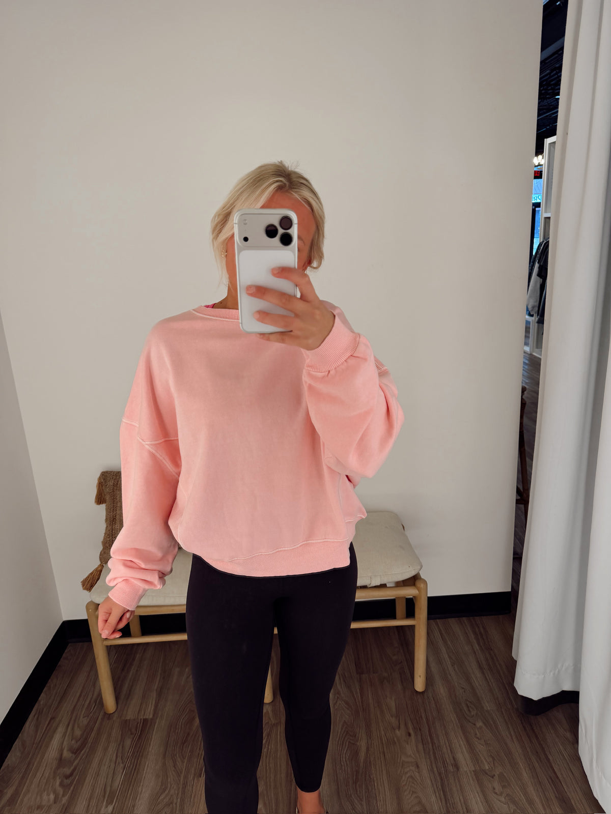 COMFORT WASHED CREW NECK
