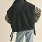 Teddy Fabric Utility Vest Jacket