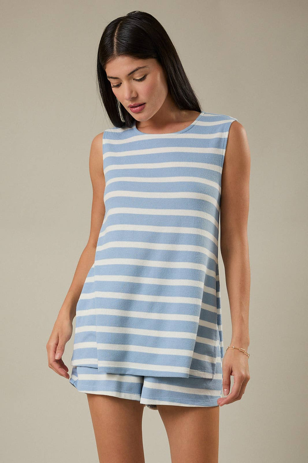 STRIPED TUNIC TOP