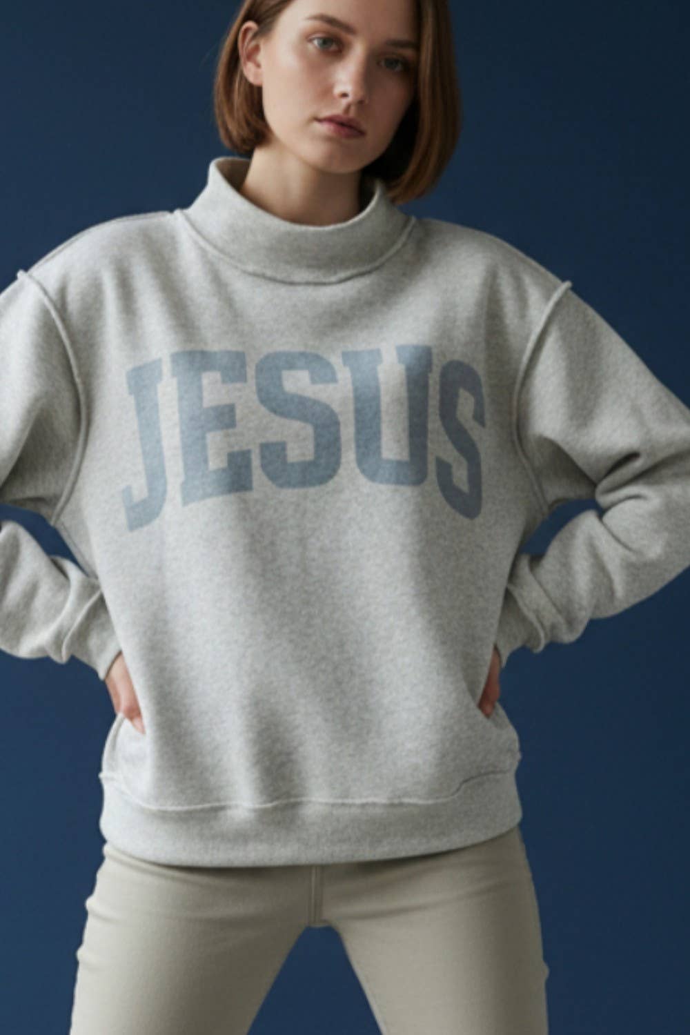 JESUS/GOD IS GOOD Reversible Sweatshirt