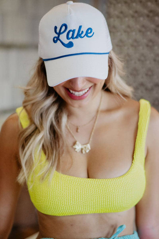 Lake Trucker Cap with Rope