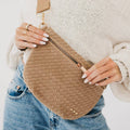Suede Westlyn Woven Bum Bag