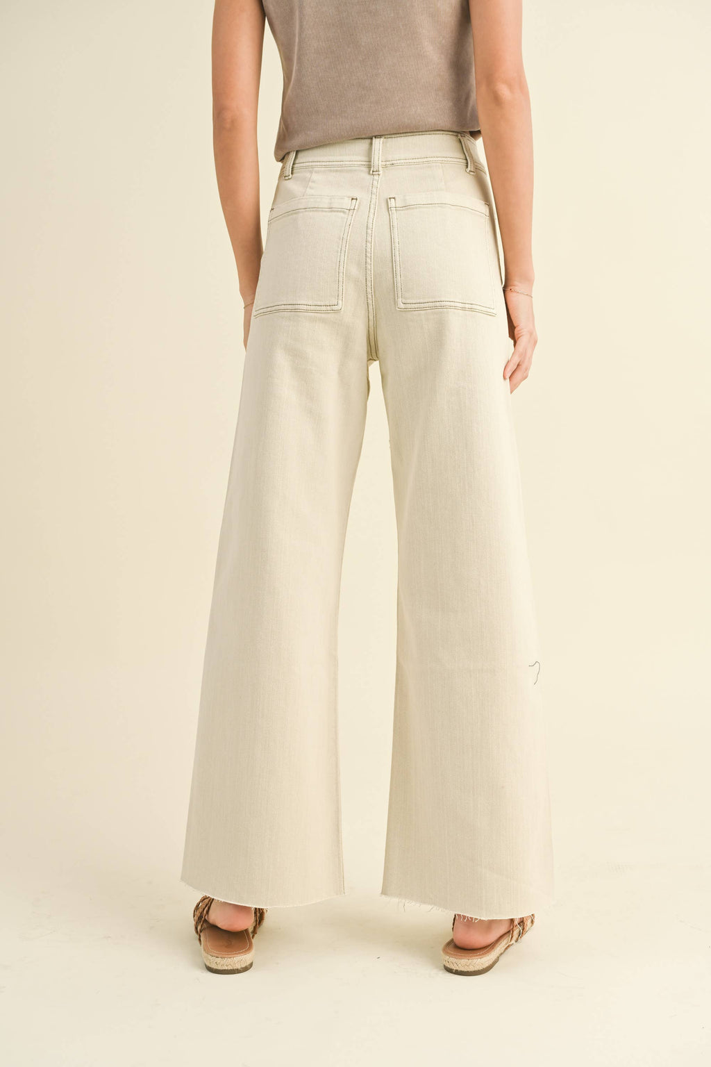Mimi Straight Wide Leg Pants