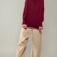 Valley Ribbed Knit Mock Neck Sweater