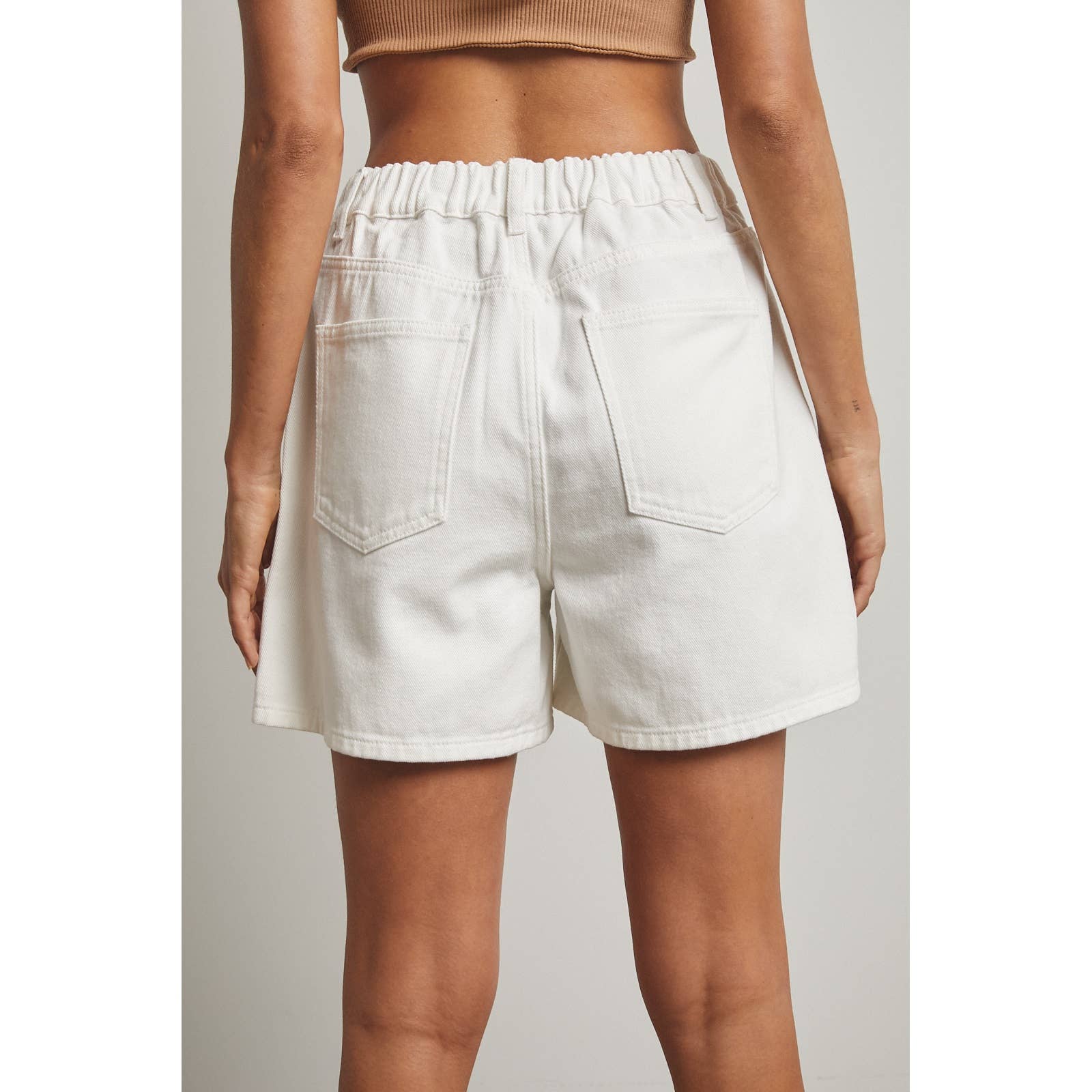 CLASSIC COTTON DENIM SHORTS