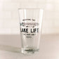 Lake Life: Fishing Pint Glass