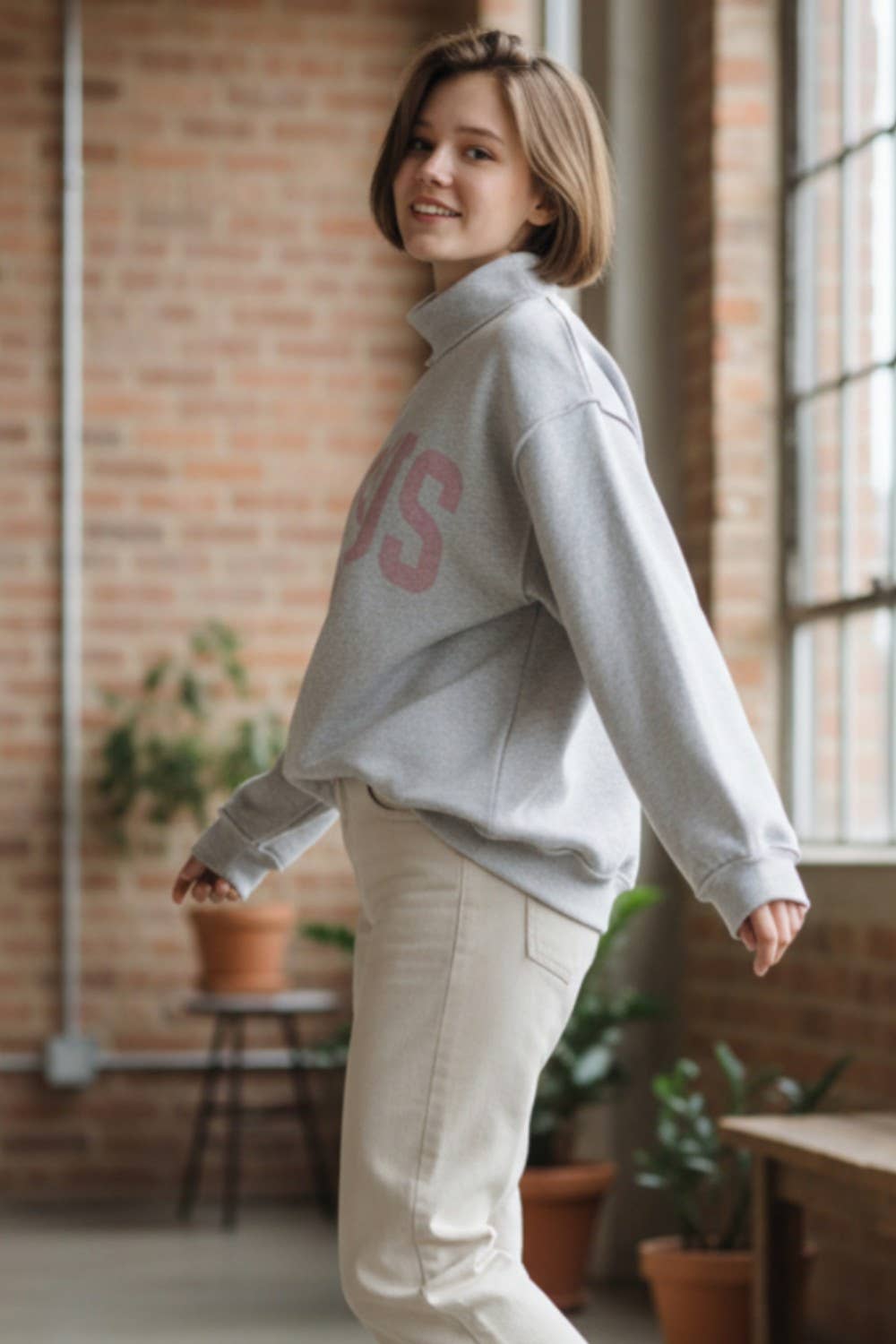 JESUS/GOD IS GOOD Reversible Sweatshirt