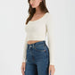 SCOOP NECK CROP TOP