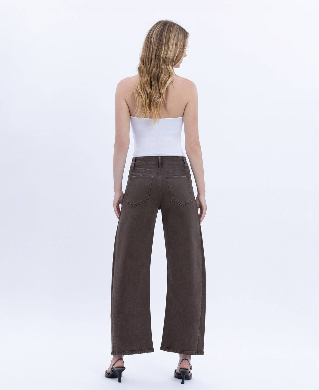 Brown Barrel Denim