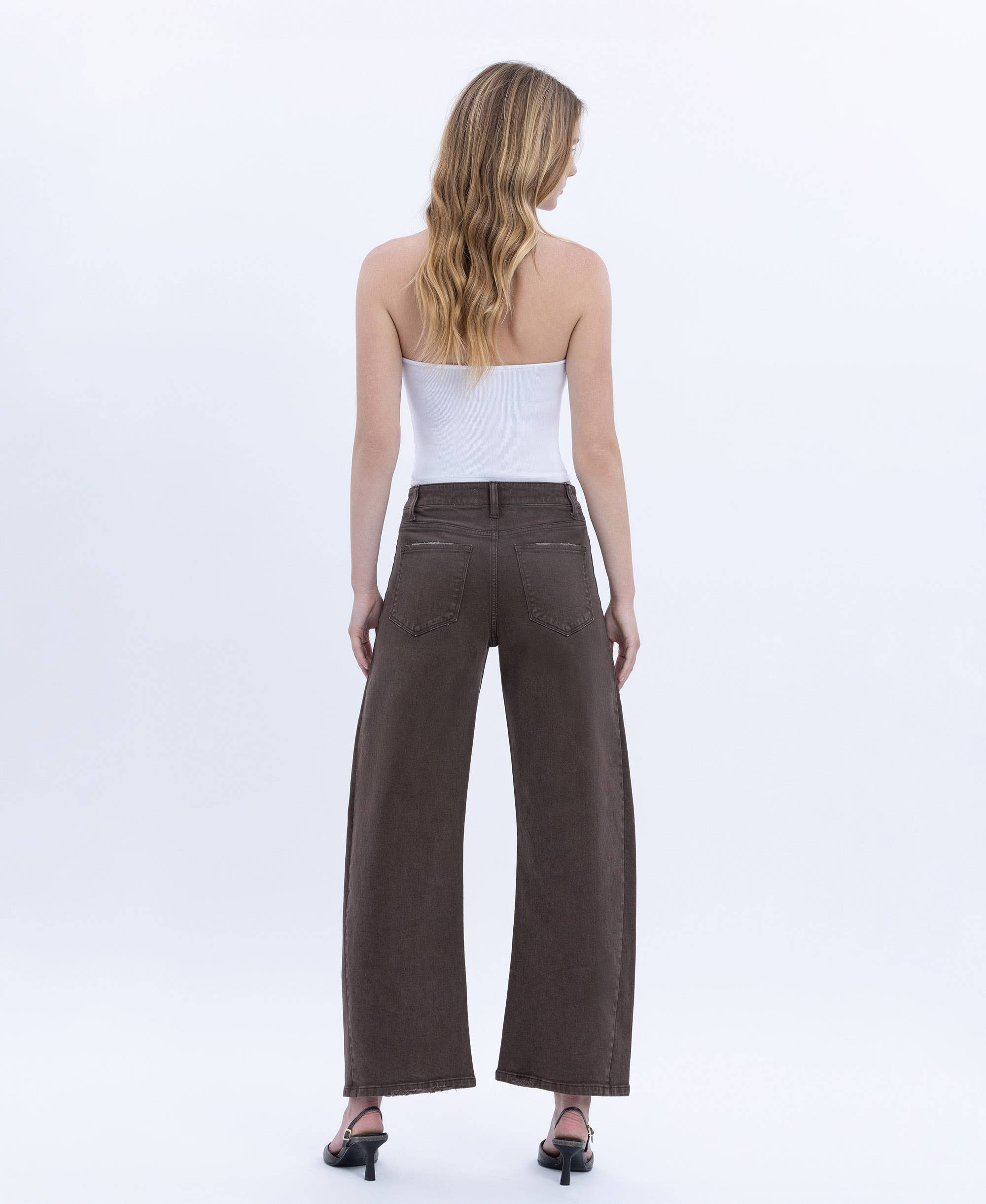 Brown Barrel Denim
