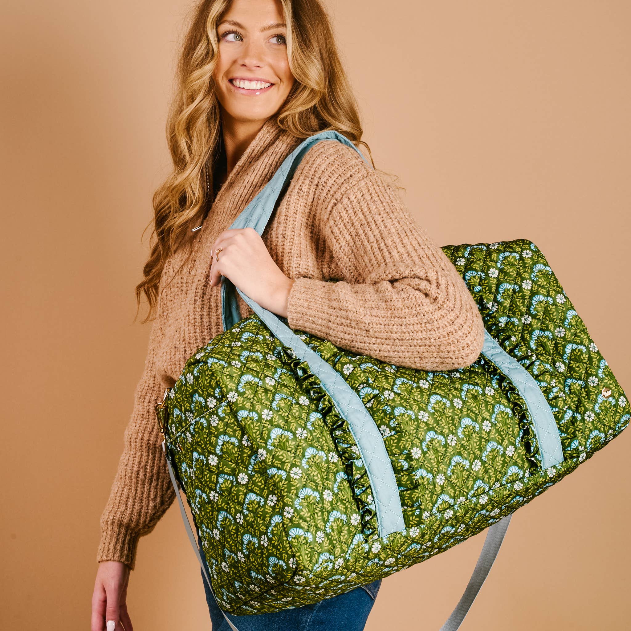 Quilted Weekender Bag