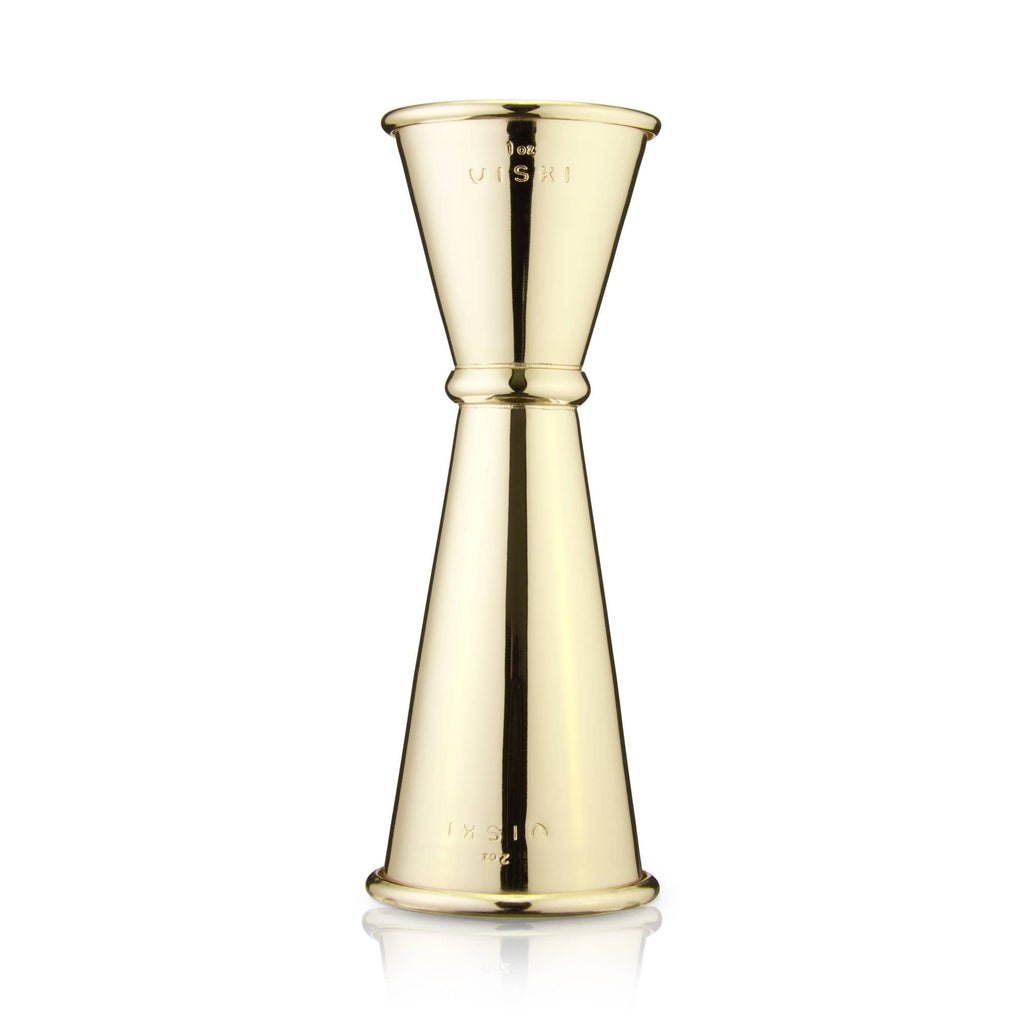 Belmont Large Gold Plated Jigger