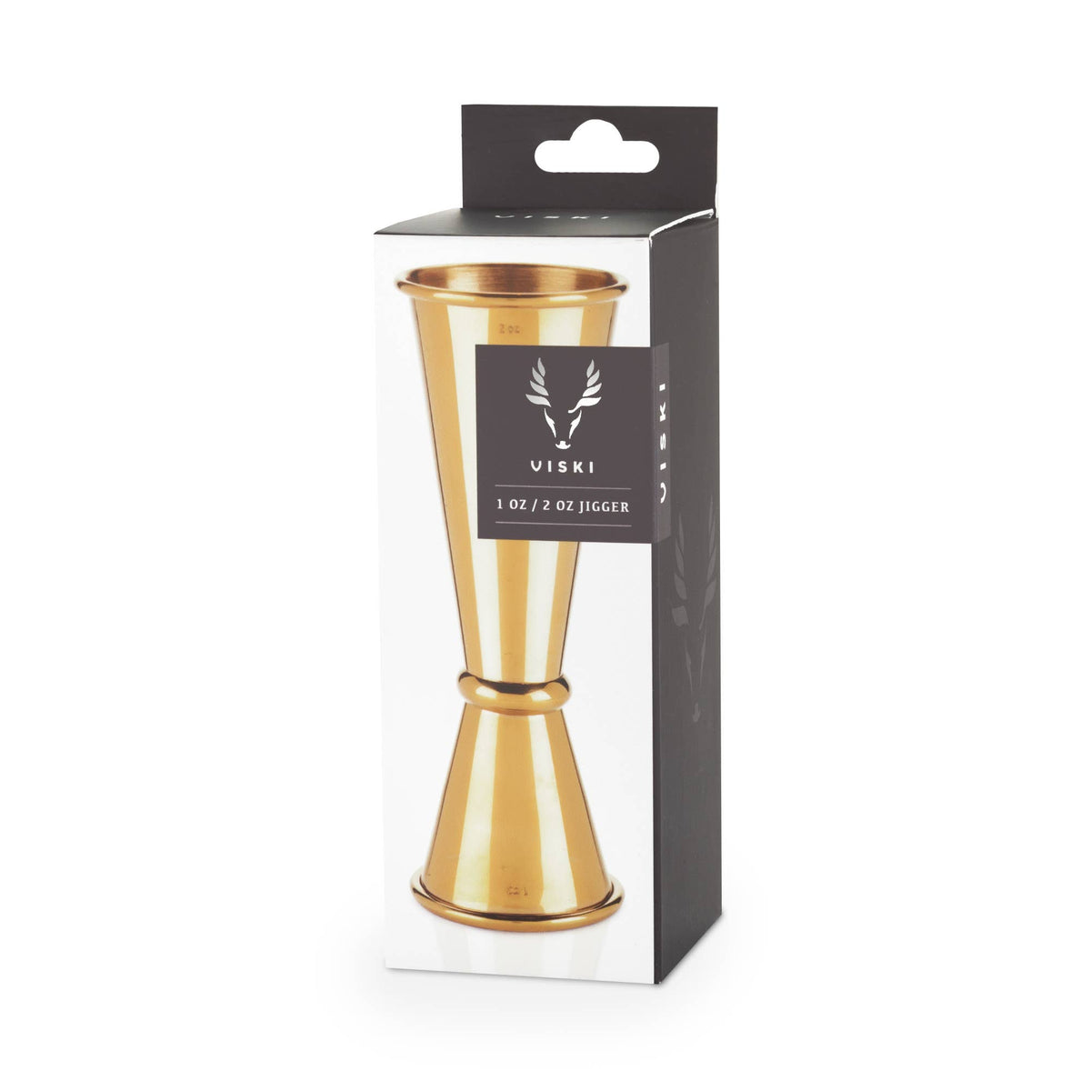 Belmont Large Gold Plated Jigger