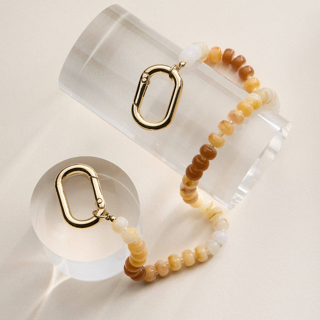 Colorful Beaded Bag Charm
