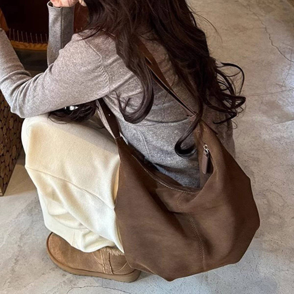 Brown Suede Bag