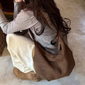 Brown Suede Bag