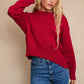 Ruby Sweater Pleated Sleeve