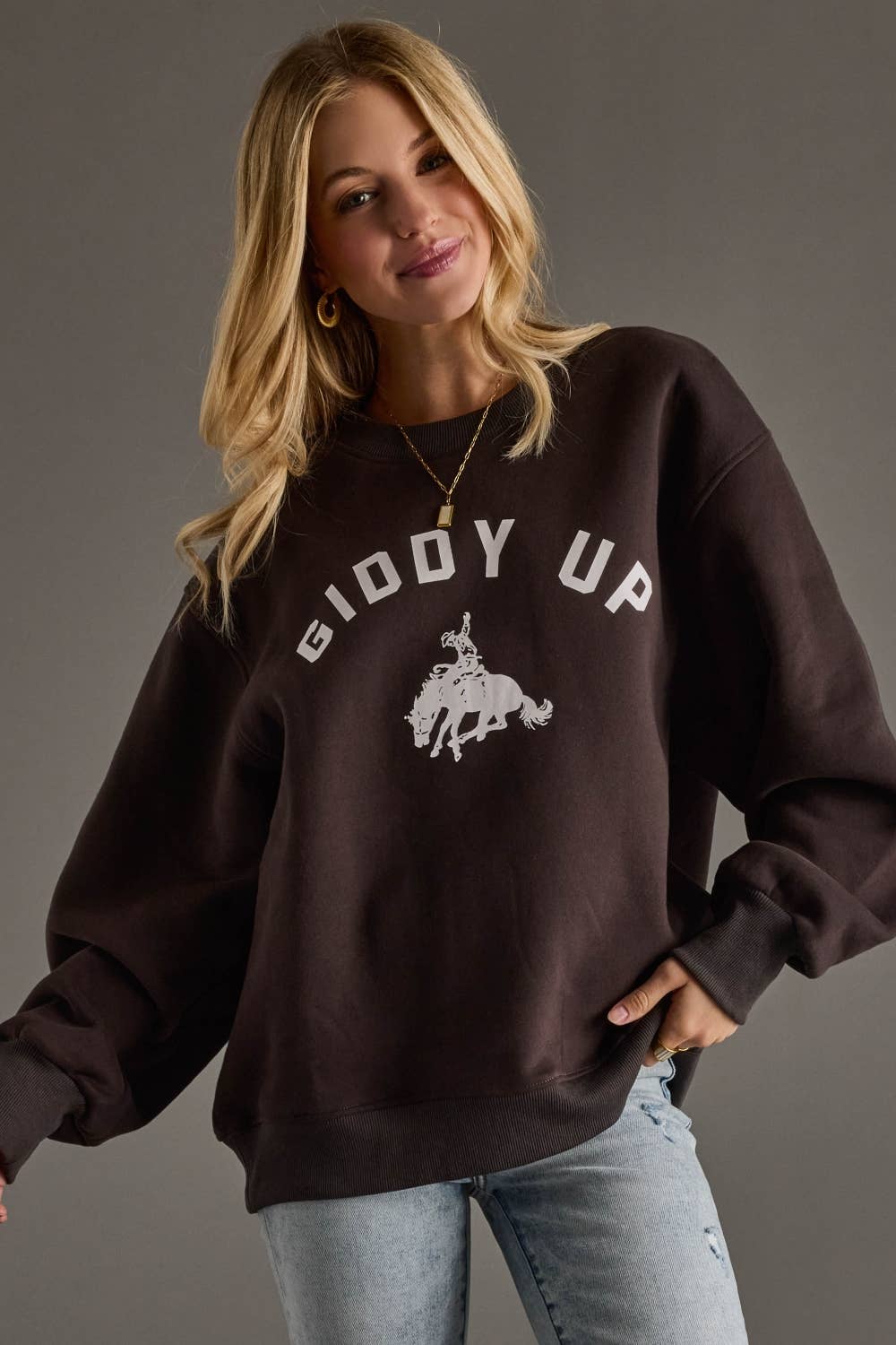 Giddy Up Crewneck