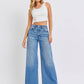 High Rise Wide Leg Denim Jean