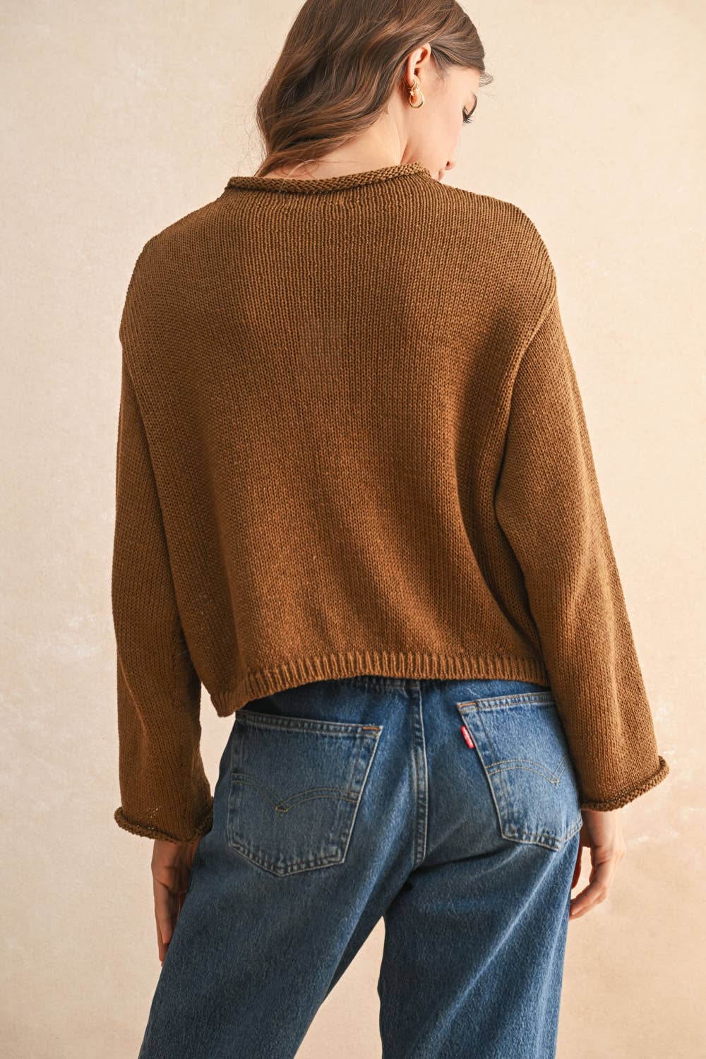 Light Weight Button Cardigan