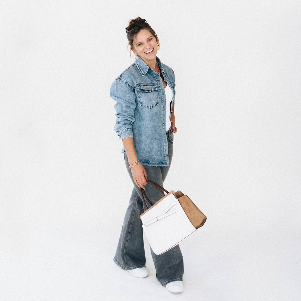 Raw Hem Denim Jacket