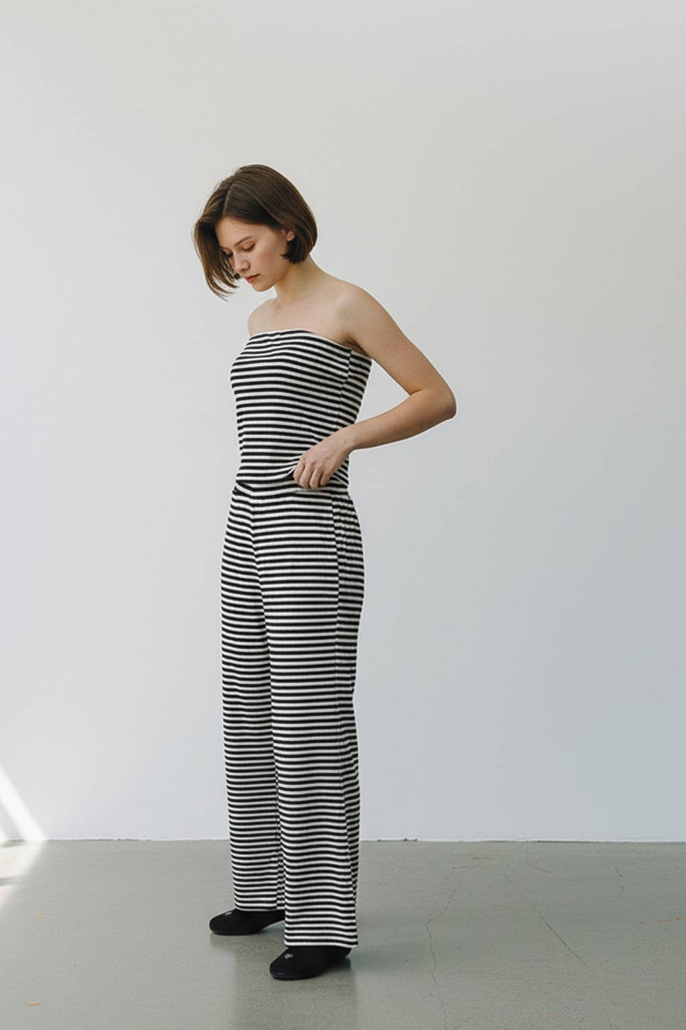Striped Bandeau Top