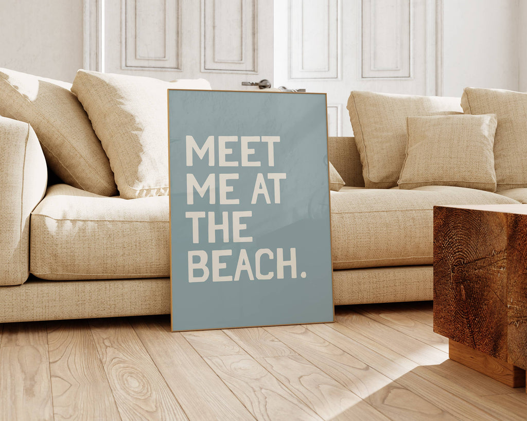 Meet Me At the Beach Wall Art