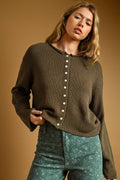 BUTTON FRONT CARDIGAN