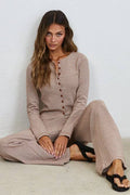Lounge Striped Button Down
