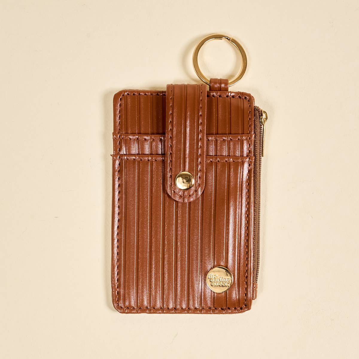 Ripple Keychain Wallet – Brown