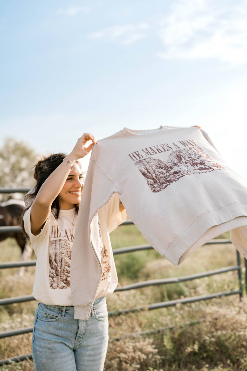 He Makes A Way Crewneck
