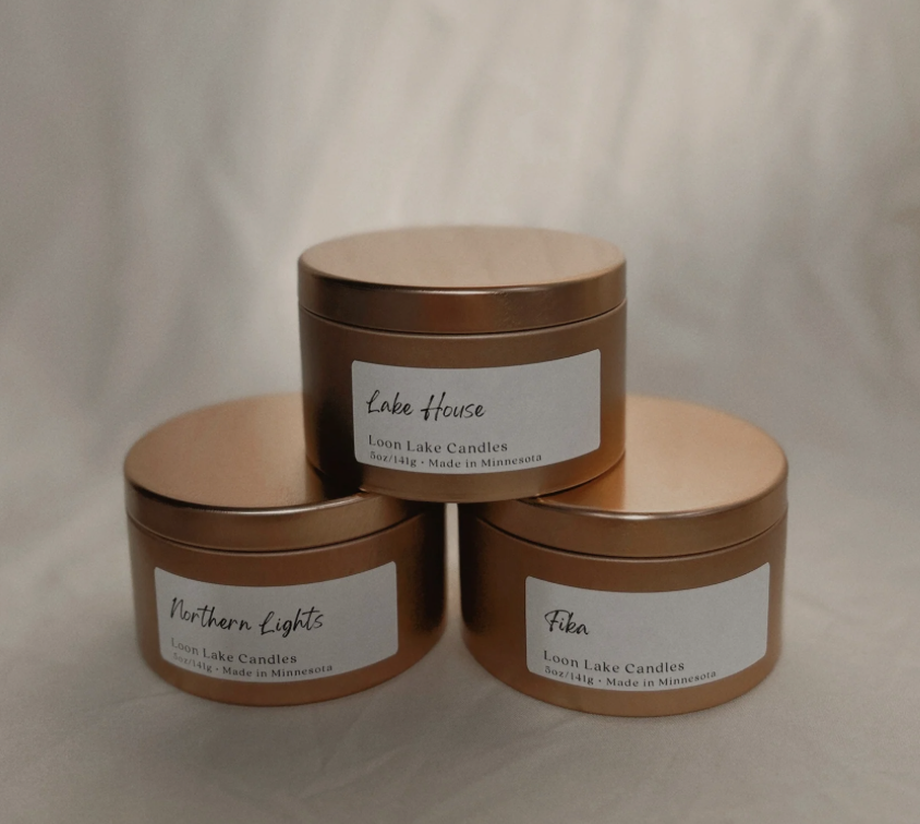Loon Lake Candle Tin