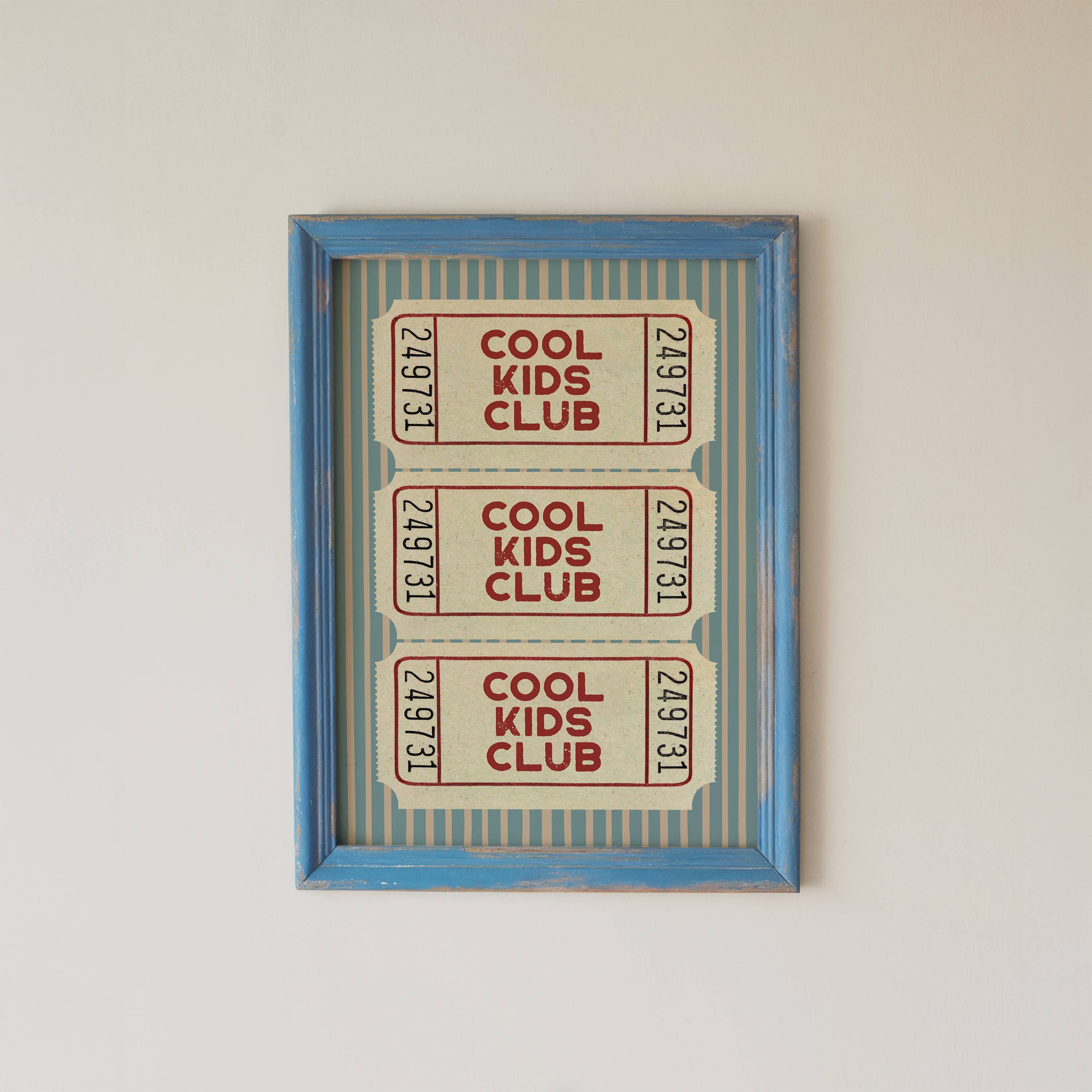 Cool Kids Club Wall Art