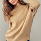 Valley Ribbed Knit Mock Neck Sweater