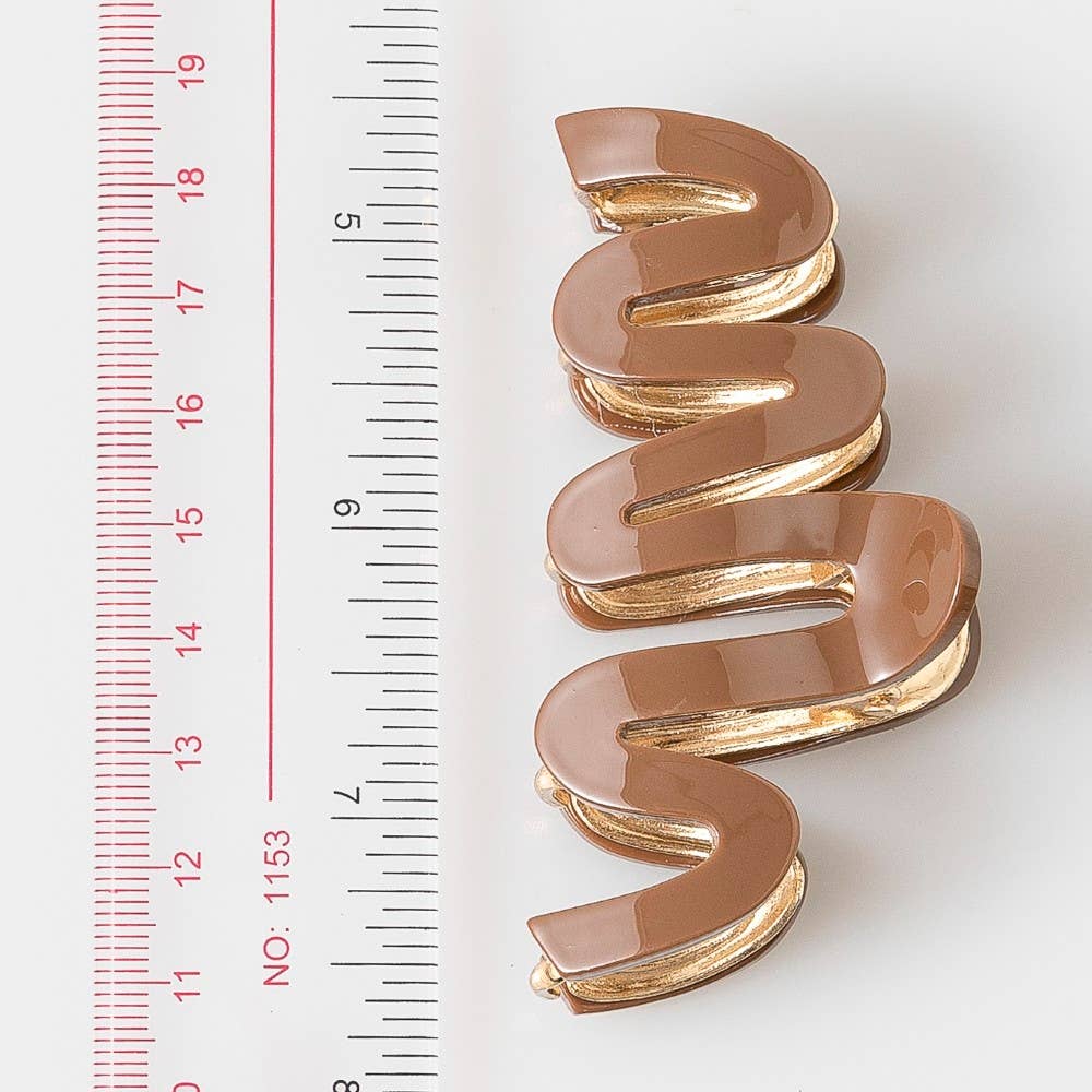 Wavy Line Hair Claw Set