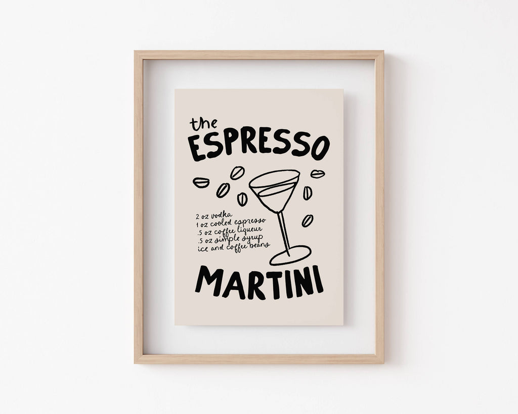 Espresso Martini Wall Art