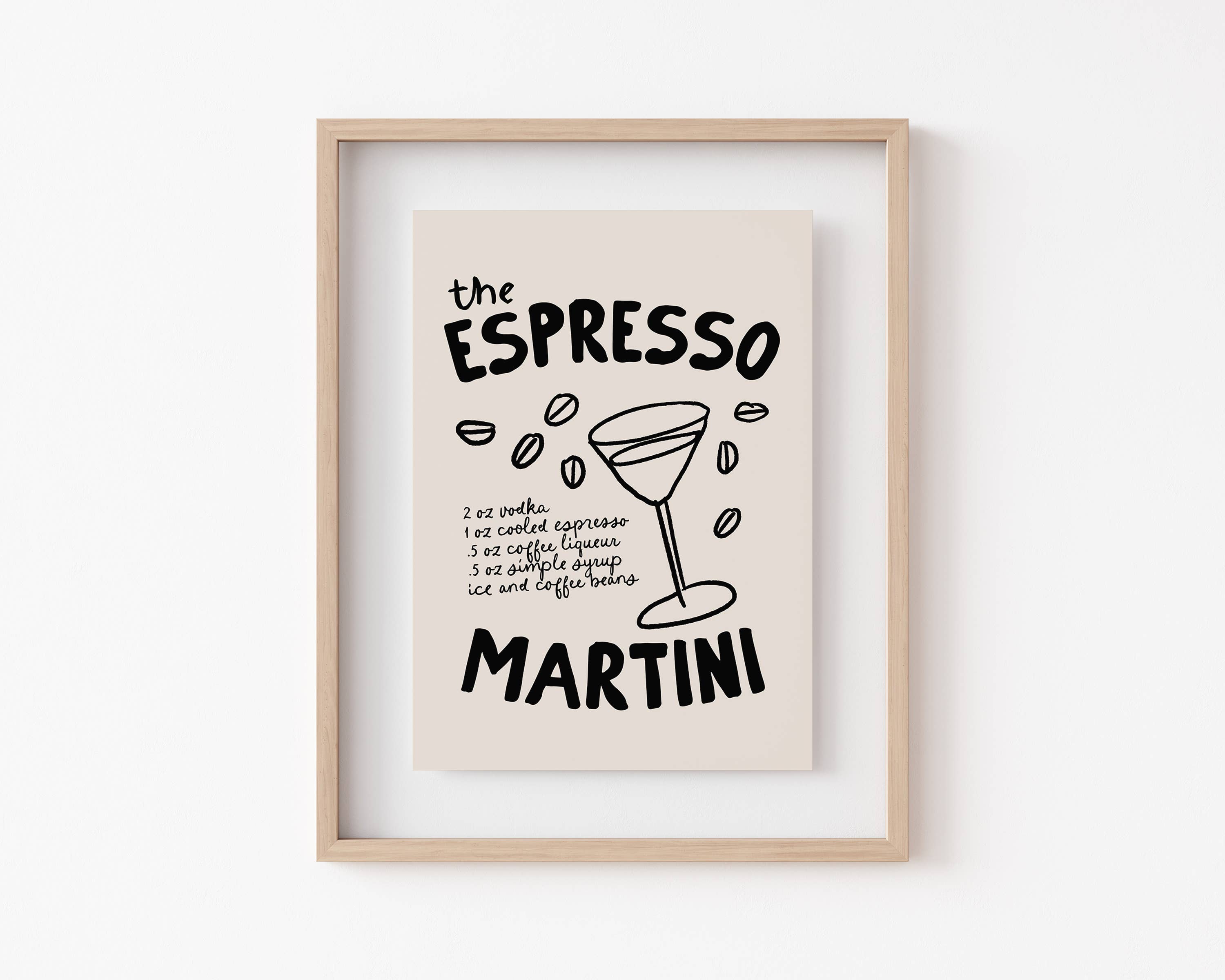 Espresso Martini Wall Art