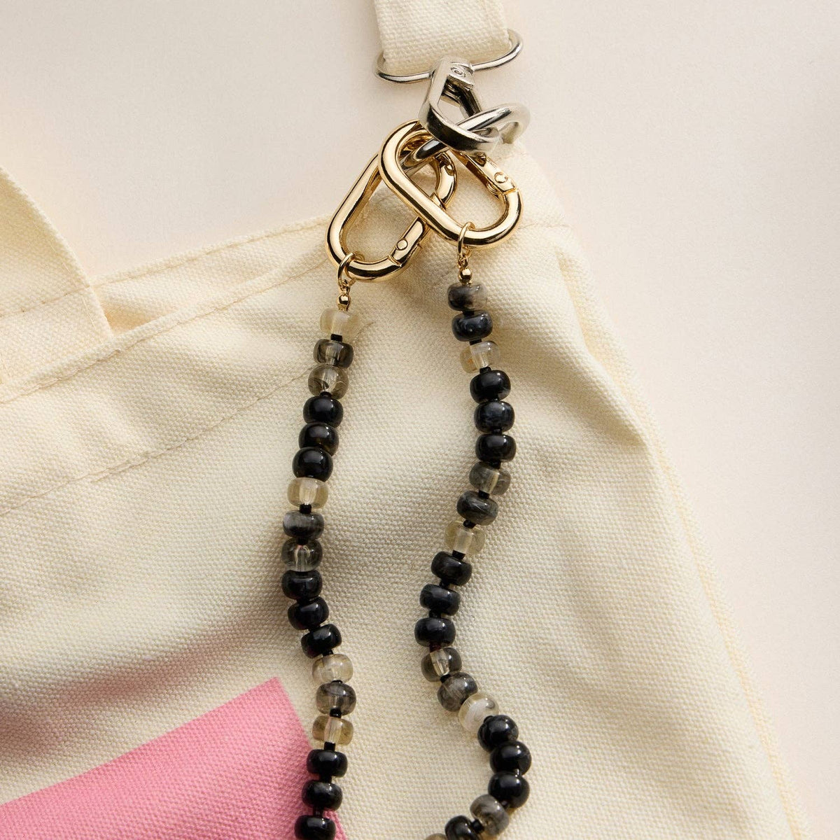 Colorful Beaded Bag Charm
