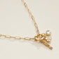 Mama Gold Dipped 18k Charm Necklace