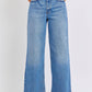 High Rise Wide Leg Denim Jean