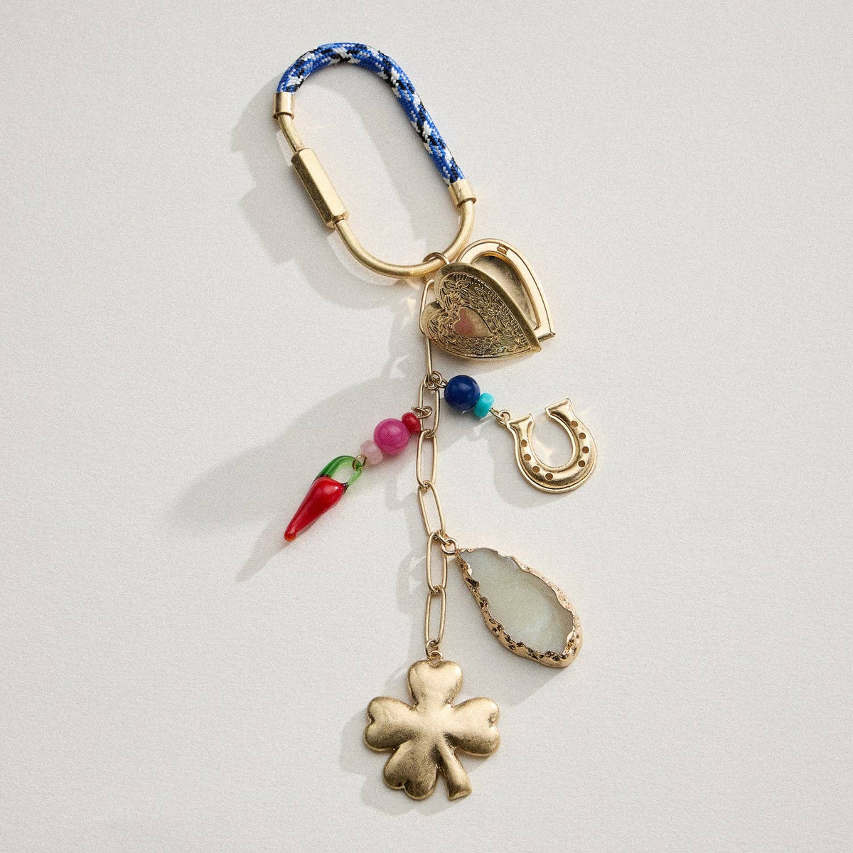 Gold Lucky Charm Keychain
