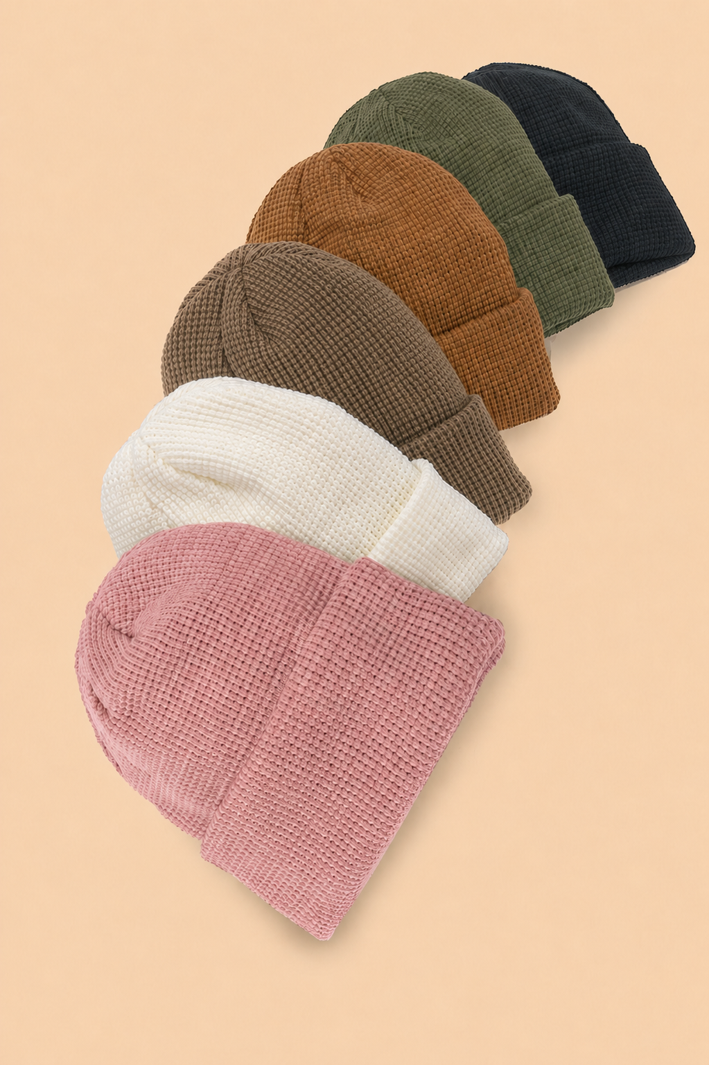 SOFT RIBBED KNIT BEANIE