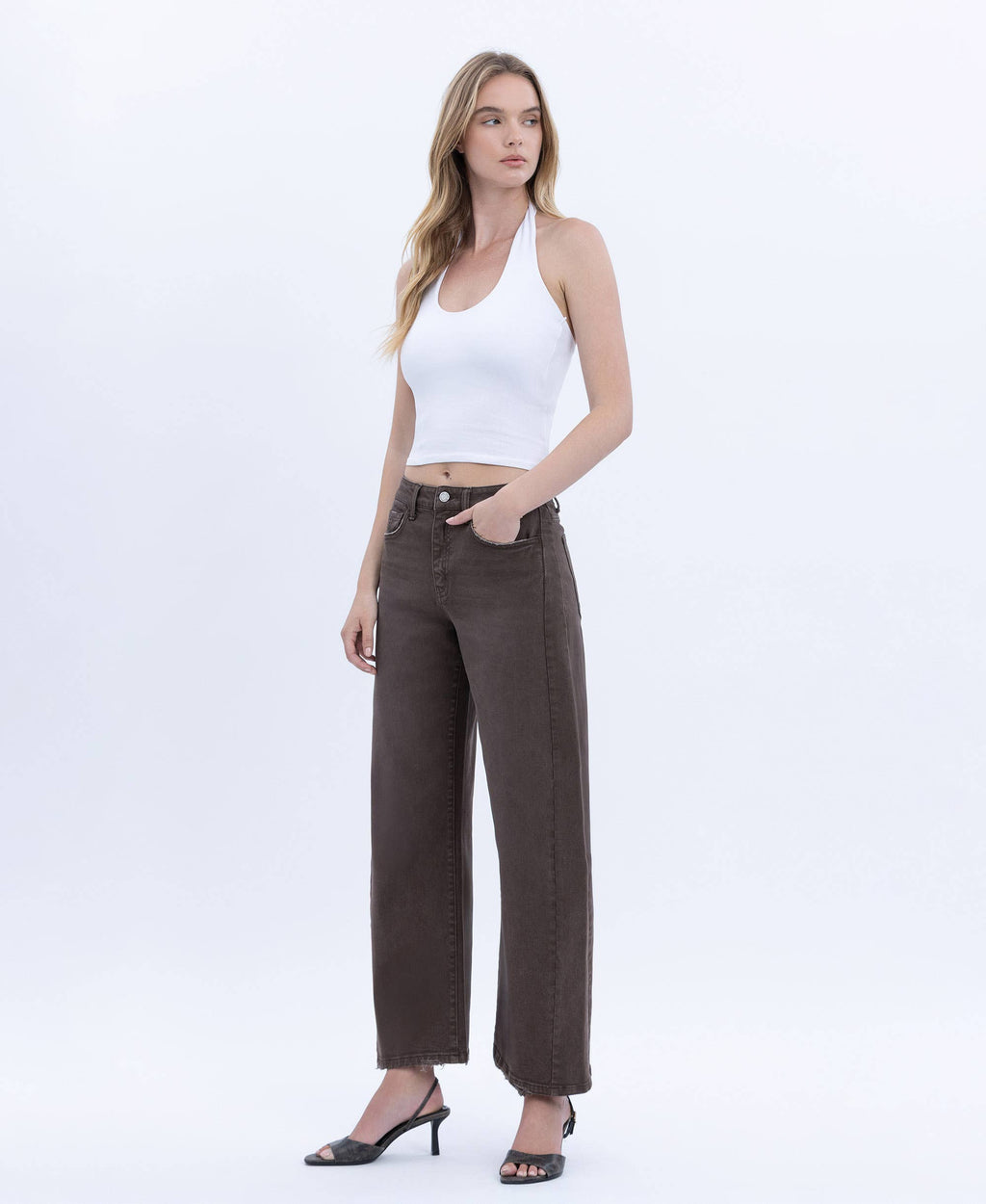 Brown Barrel Denim