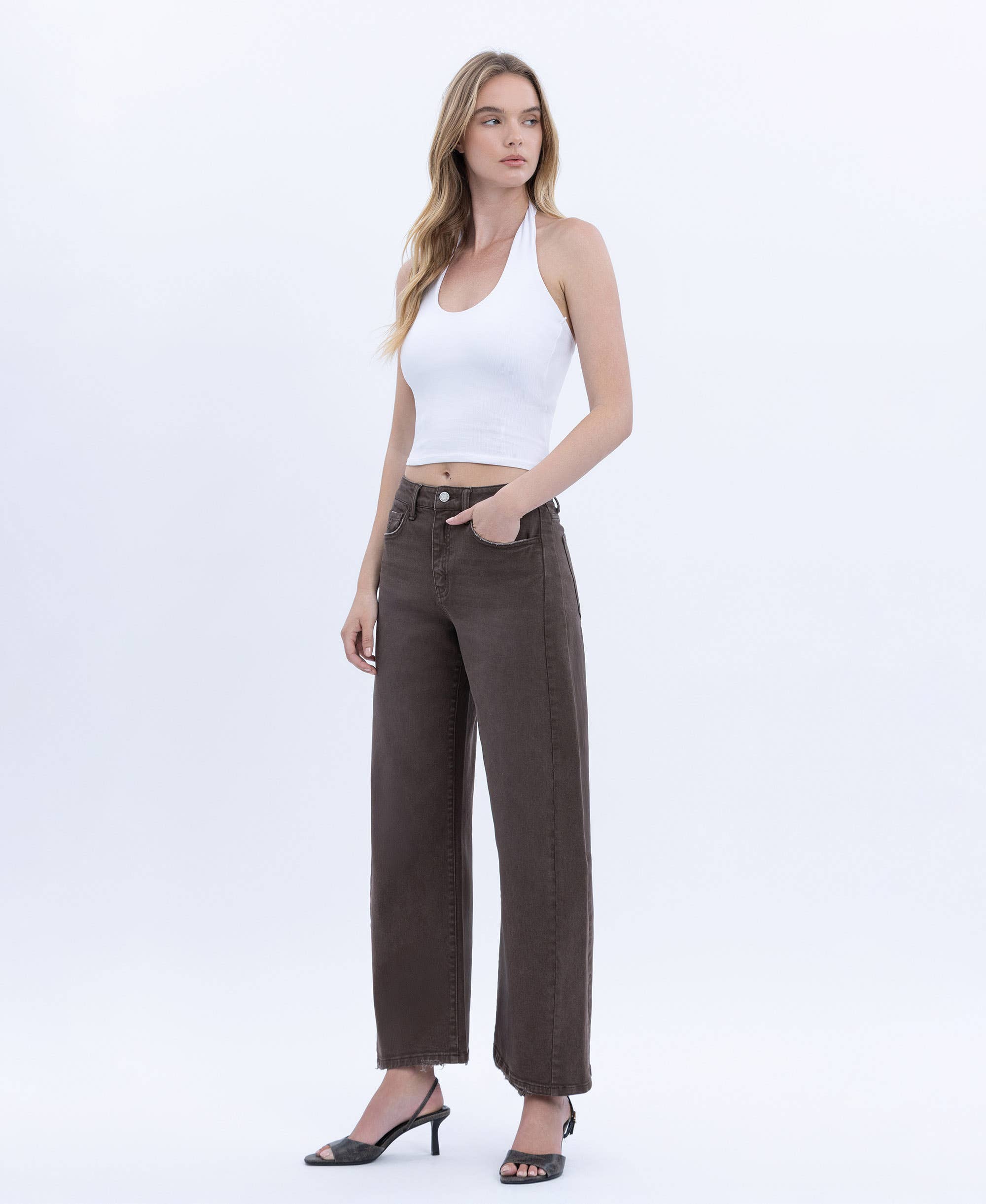 Brown Barrel Denim