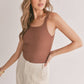 Mocha Sun Bath Swimmie/Bodysuit