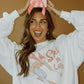 Ski Ya Later White Sweatshirt