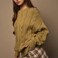 Oversized Cable Sweater