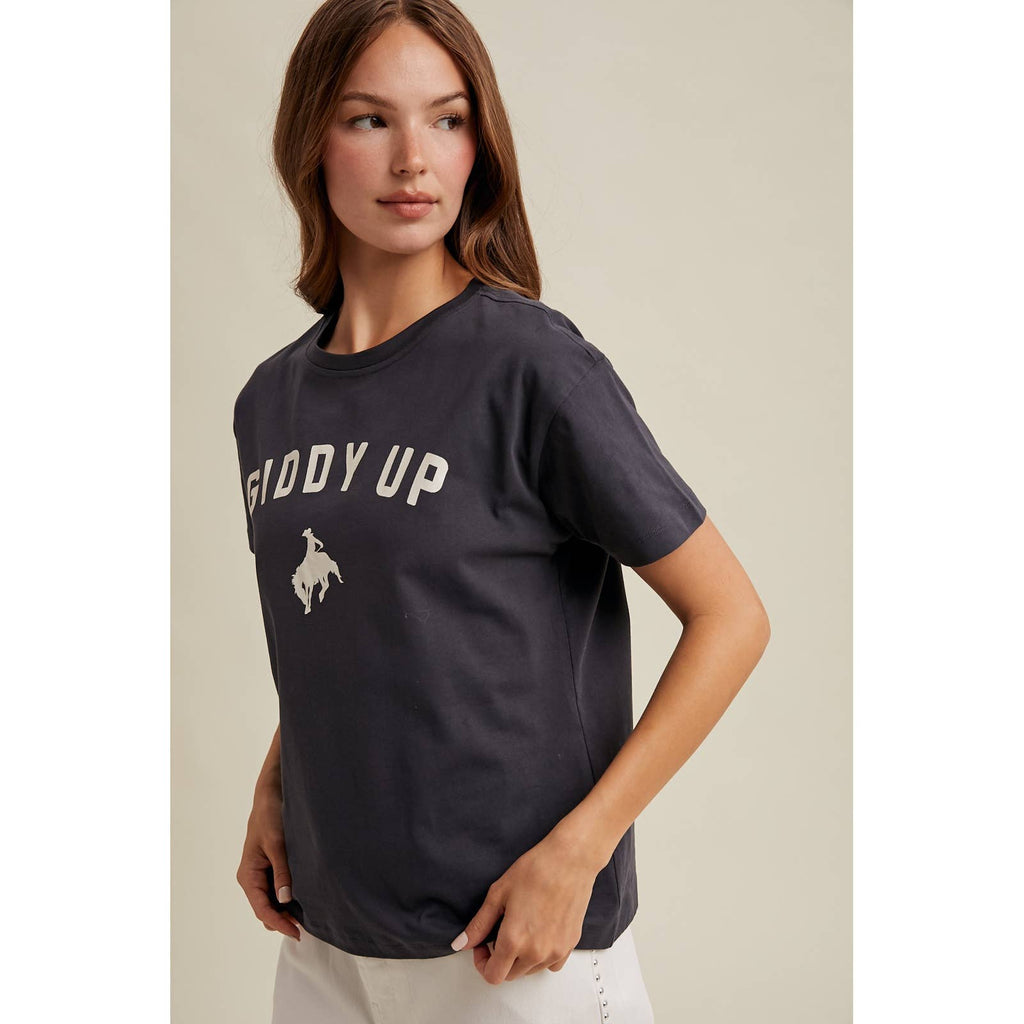 GIDDY UP GRAPHIC TEE