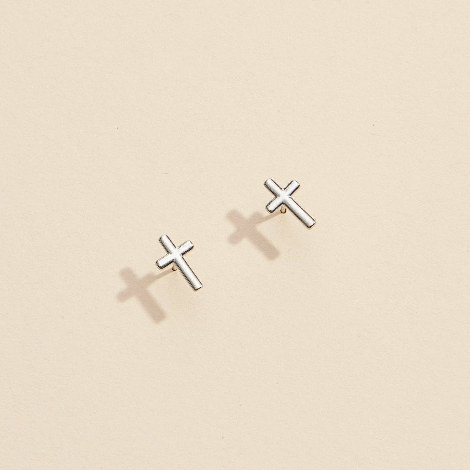 Cross Stud Earrings