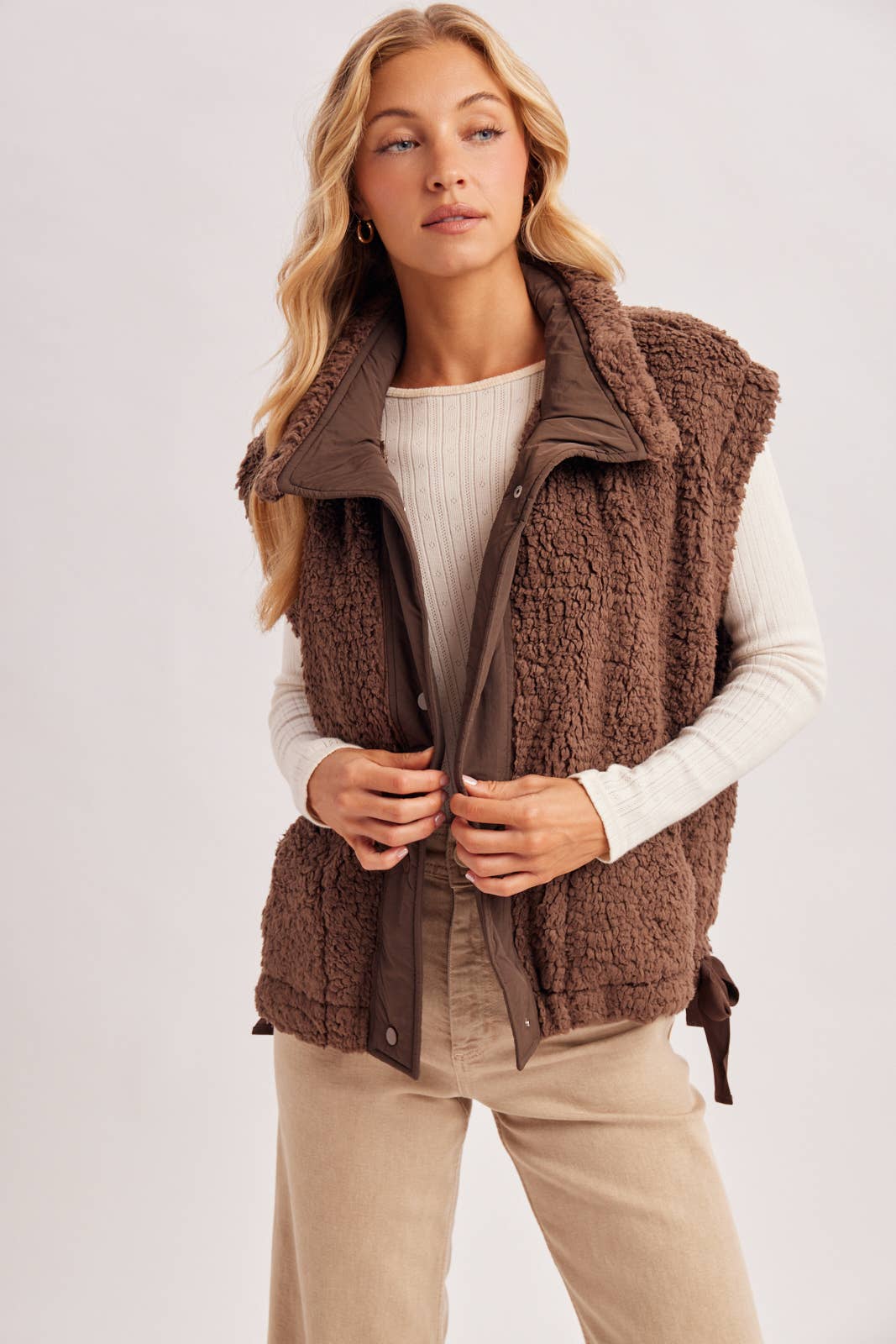 FLEECE SHERPA VEST